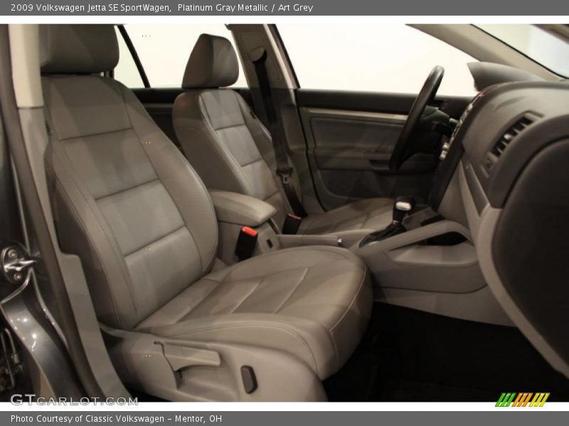 Platinum Gray Metallic / Art Grey 2009 Volkswagen Jetta SE SportWagen