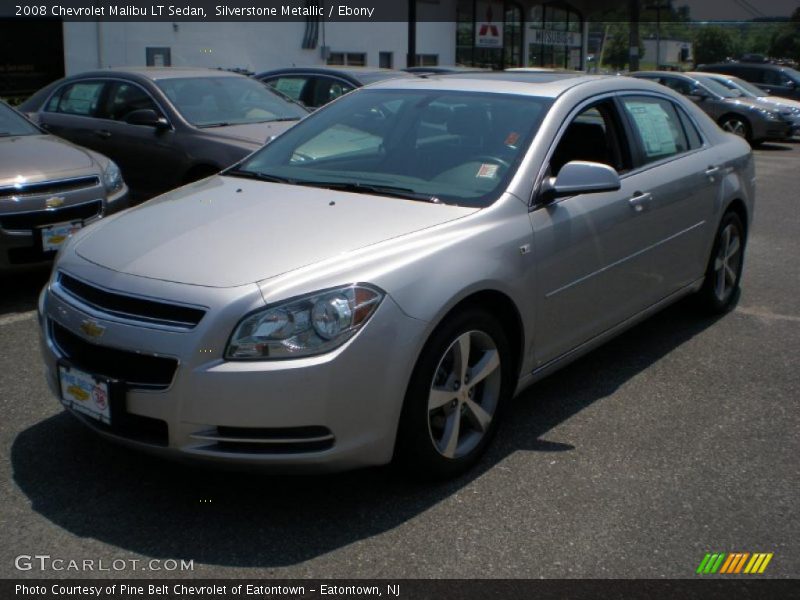 Silverstone Metallic / Ebony 2008 Chevrolet Malibu LT Sedan