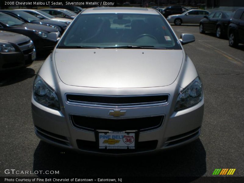 Silverstone Metallic / Ebony 2008 Chevrolet Malibu LT Sedan