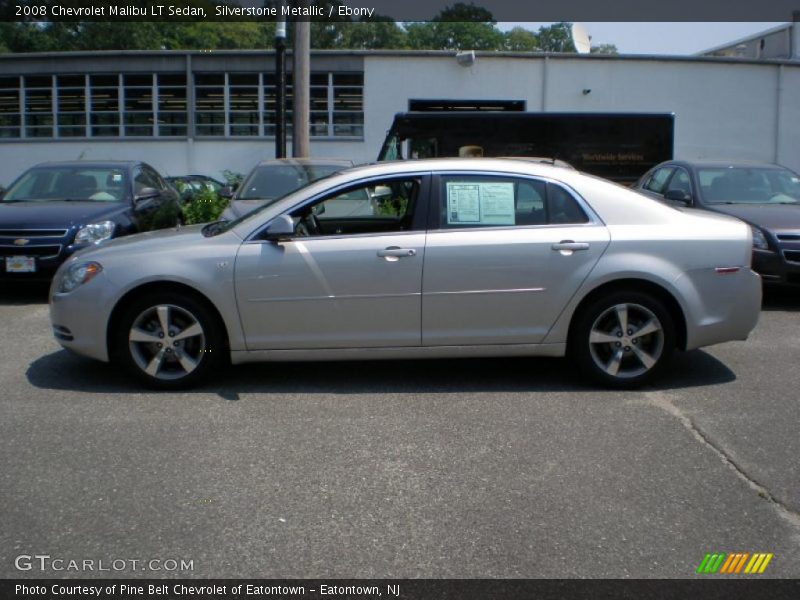 Silverstone Metallic / Ebony 2008 Chevrolet Malibu LT Sedan