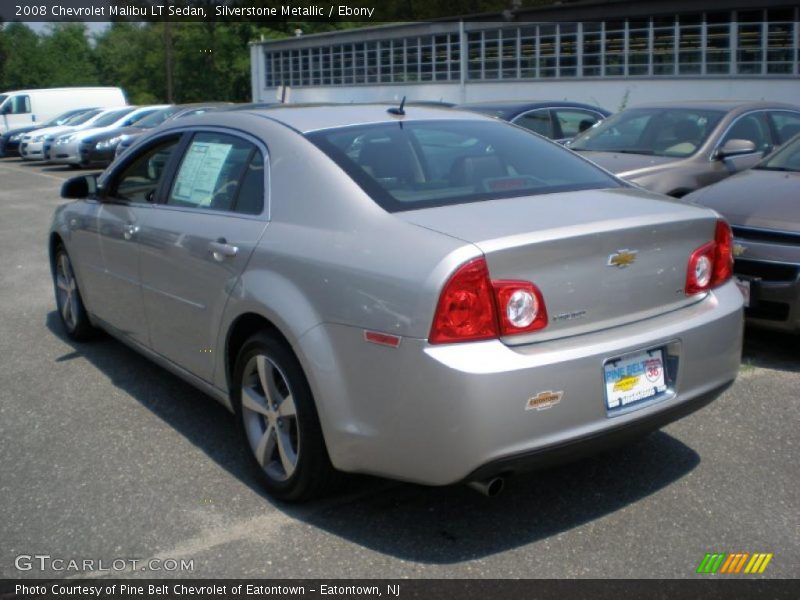 Silverstone Metallic / Ebony 2008 Chevrolet Malibu LT Sedan