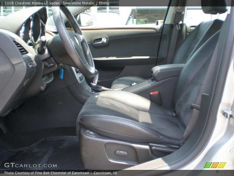 Silverstone Metallic / Ebony 2008 Chevrolet Malibu LT Sedan