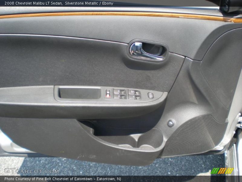 Silverstone Metallic / Ebony 2008 Chevrolet Malibu LT Sedan