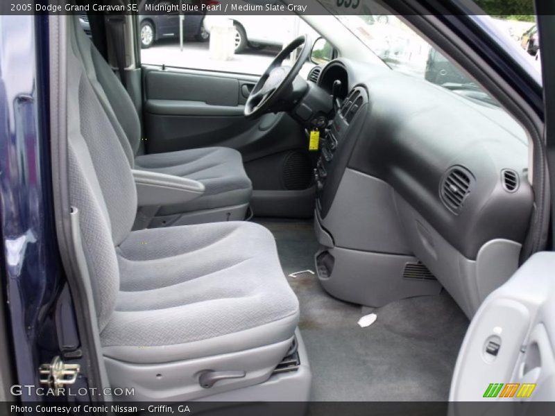 Midnight Blue Pearl / Medium Slate Gray 2005 Dodge Grand Caravan SE