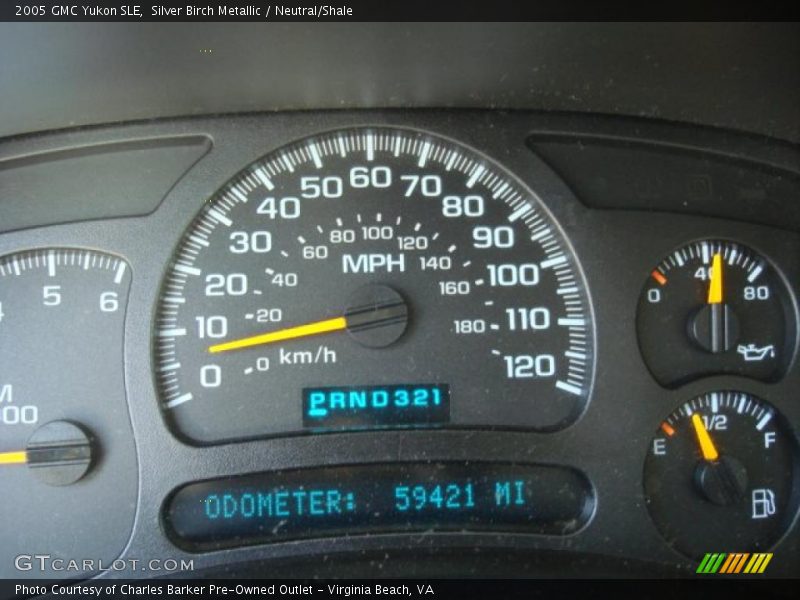 Silver Birch Metallic / Neutral/Shale 2005 GMC Yukon SLE