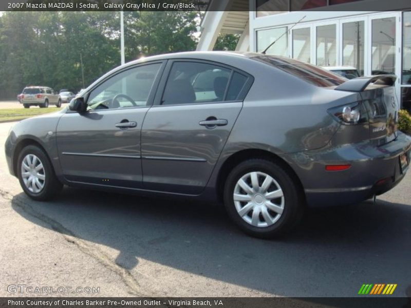 Galaxy Gray Mica / Gray/Black 2007 Mazda MAZDA3 i Sedan