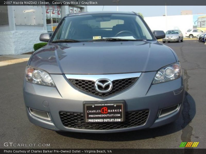 Galaxy Gray Mica / Gray/Black 2007 Mazda MAZDA3 i Sedan
