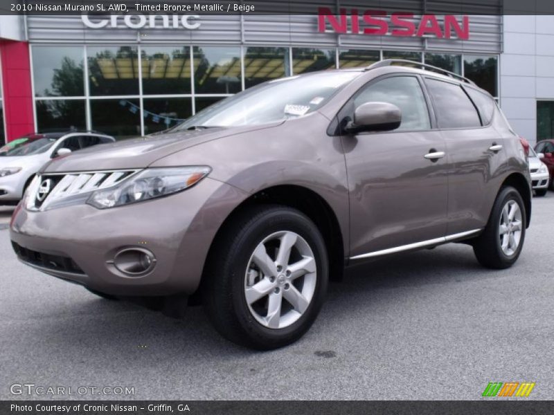 Tinted Bronze Metallic / Beige 2010 Nissan Murano SL AWD
