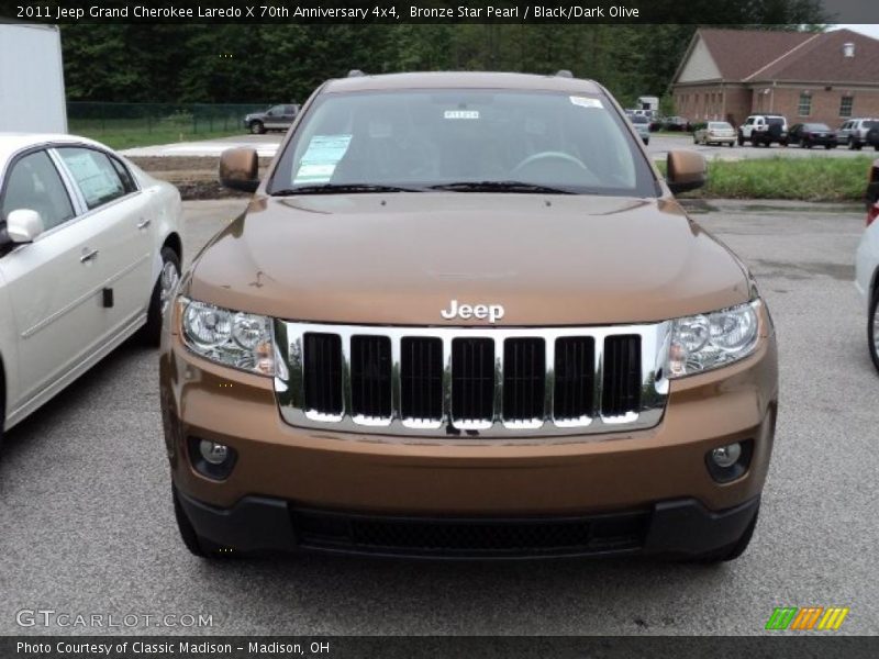 Bronze Star Pearl / Black/Dark Olive 2011 Jeep Grand Cherokee Laredo X 70th Anniversary 4x4