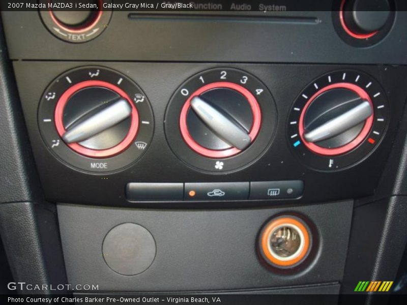 Galaxy Gray Mica / Gray/Black 2007 Mazda MAZDA3 i Sedan