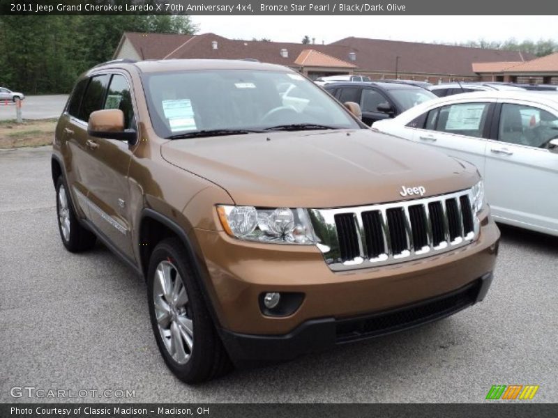 Bronze Star Pearl / Black/Dark Olive 2011 Jeep Grand Cherokee Laredo X 70th Anniversary 4x4