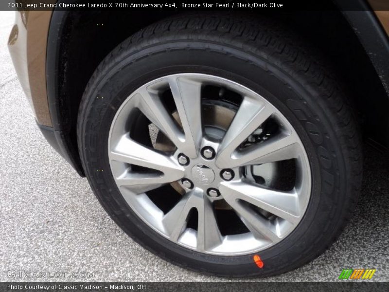 Bronze Star Pearl / Black/Dark Olive 2011 Jeep Grand Cherokee Laredo X 70th Anniversary 4x4