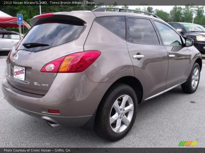 Tinted Bronze Metallic / Beige 2010 Nissan Murano SL AWD