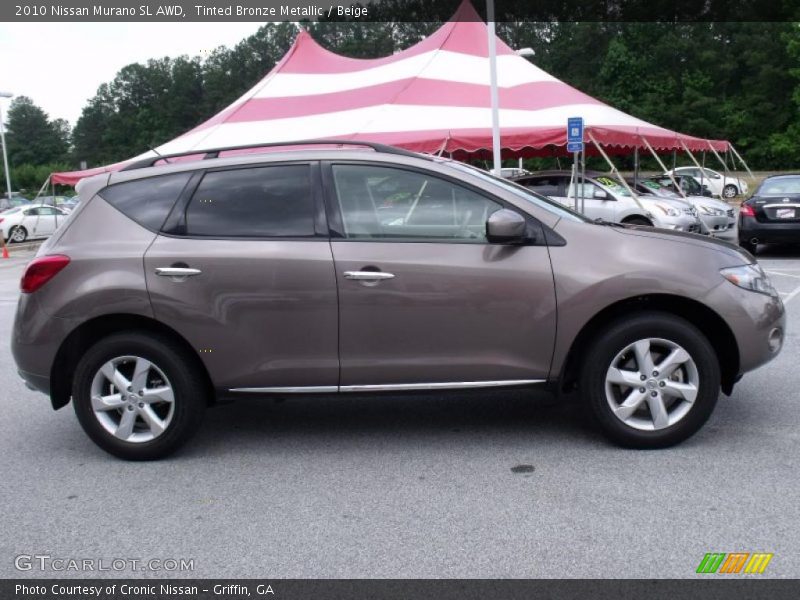 Tinted Bronze Metallic / Beige 2010 Nissan Murano SL AWD
