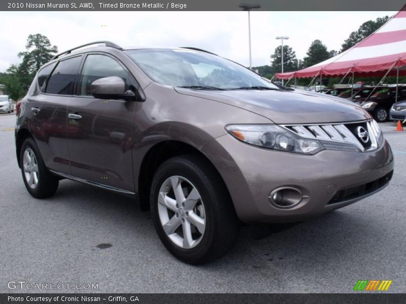 Tinted Bronze Metallic / Beige 2010 Nissan Murano SL AWD