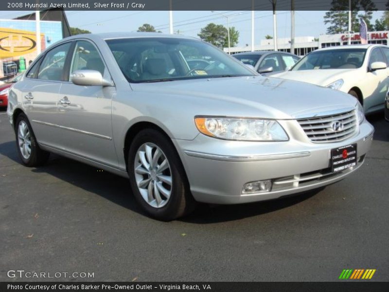 Silver Frost / Gray 2008 Hyundai Azera Limited