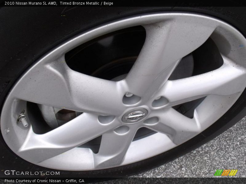 Tinted Bronze Metallic / Beige 2010 Nissan Murano SL AWD