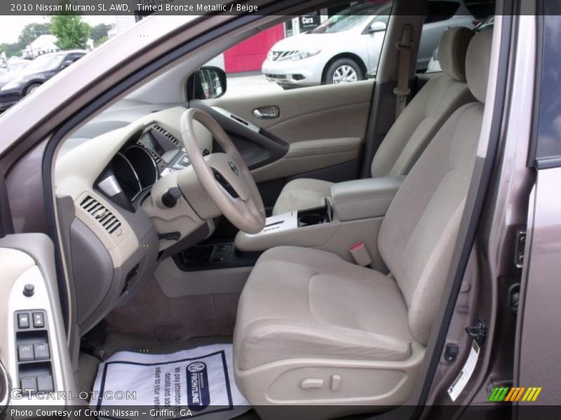 Tinted Bronze Metallic / Beige 2010 Nissan Murano SL AWD