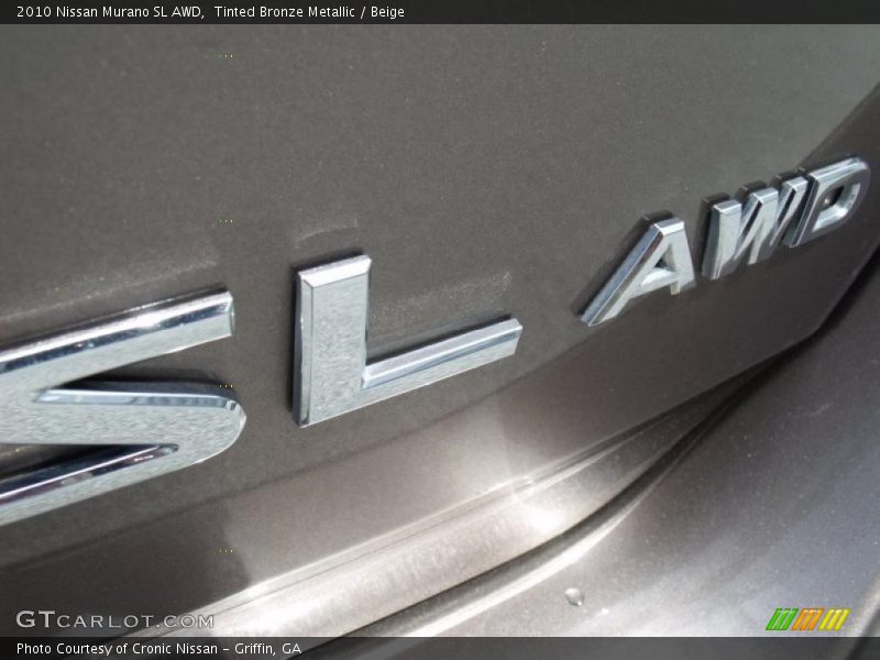 Tinted Bronze Metallic / Beige 2010 Nissan Murano SL AWD