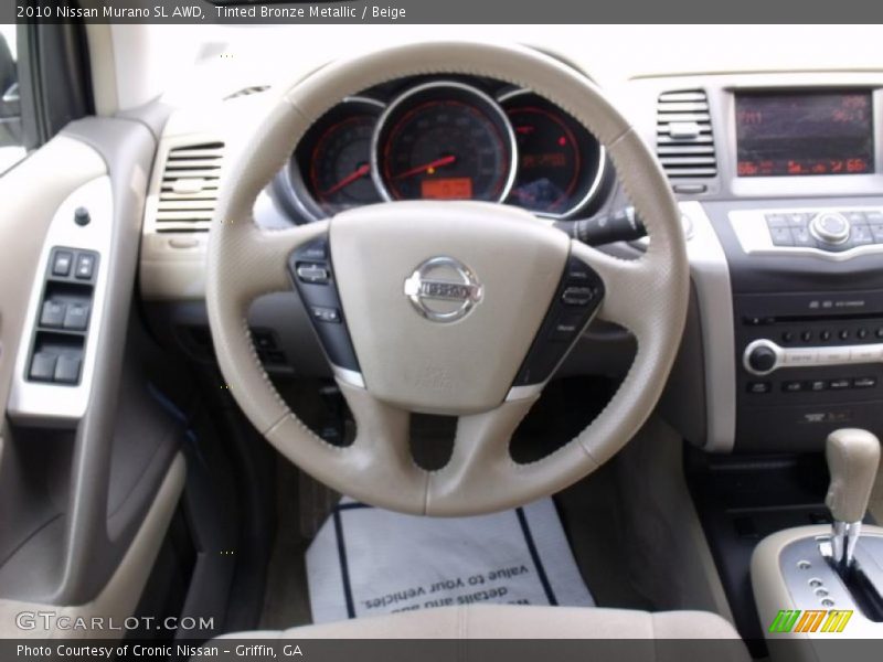 Tinted Bronze Metallic / Beige 2010 Nissan Murano SL AWD