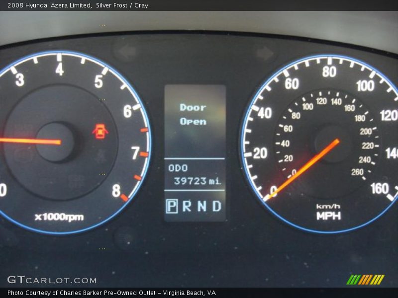 Silver Frost / Gray 2008 Hyundai Azera Limited