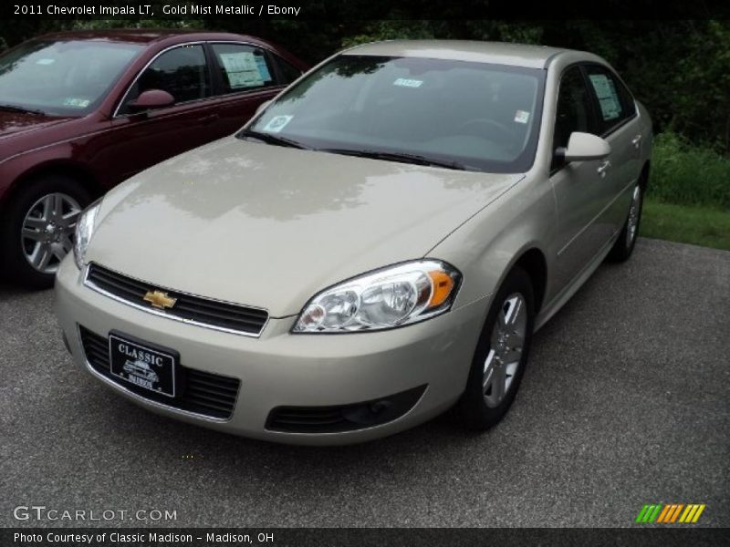 Gold Mist Metallic / Ebony 2011 Chevrolet Impala LT