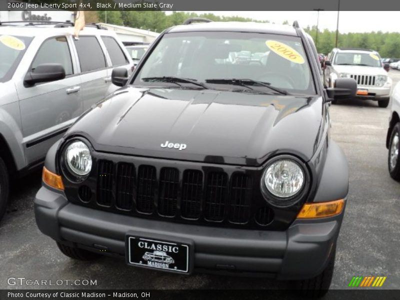 Black / Medium Slate Gray 2006 Jeep Liberty Sport 4x4