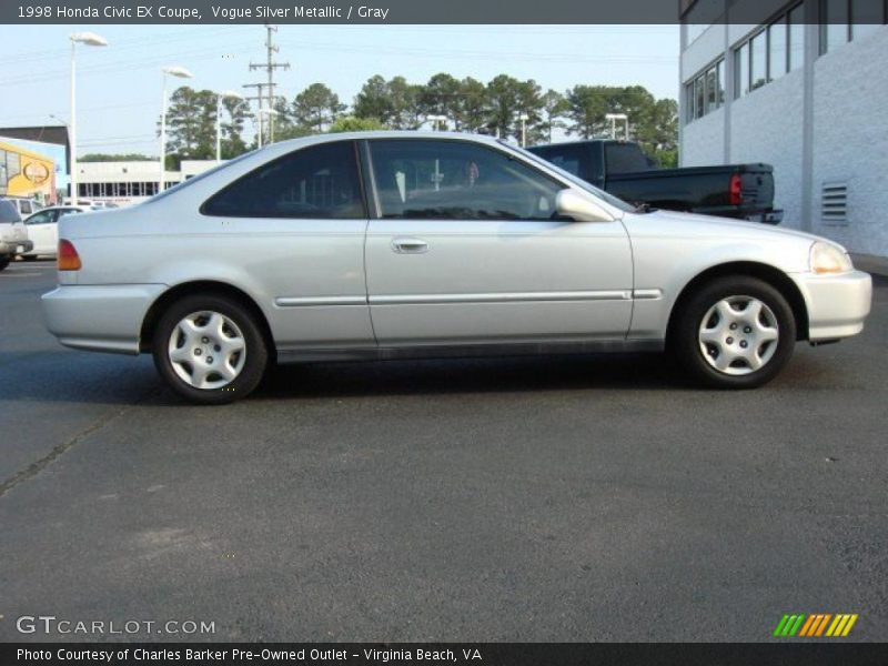 Vogue Silver Metallic / Gray 1998 Honda Civic EX Coupe
