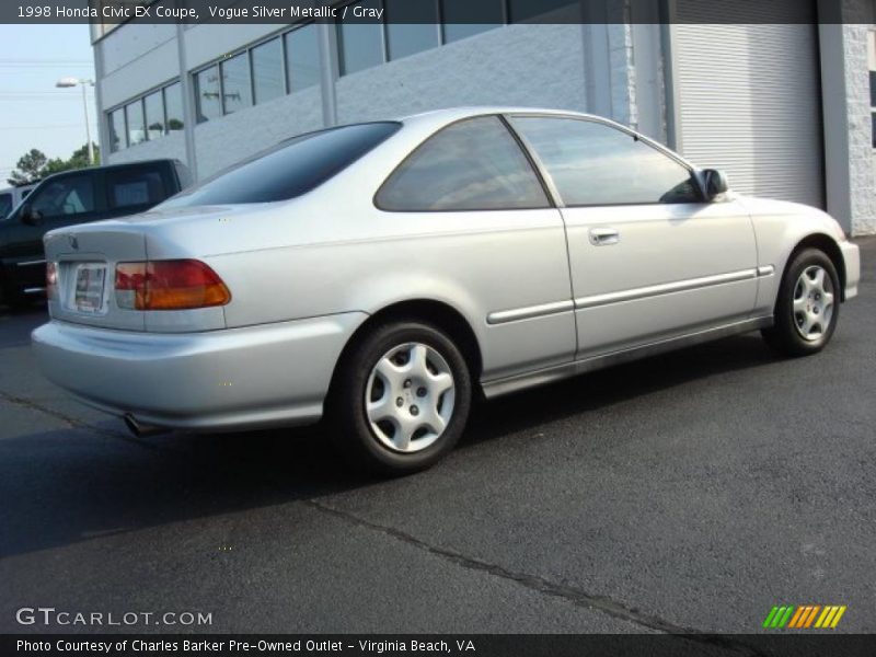 Vogue Silver Metallic / Gray 1998 Honda Civic EX Coupe