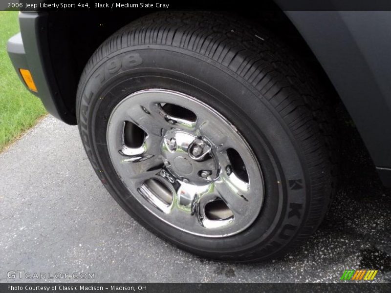 Black / Medium Slate Gray 2006 Jeep Liberty Sport 4x4