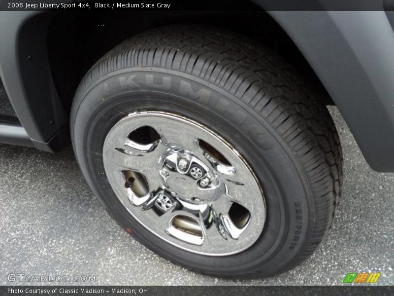 Black / Medium Slate Gray 2006 Jeep Liberty Sport 4x4