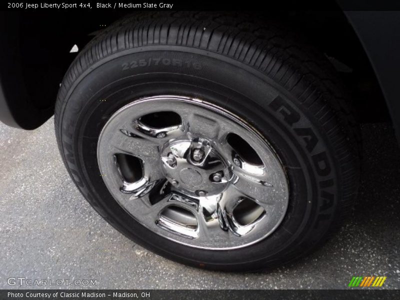 Black / Medium Slate Gray 2006 Jeep Liberty Sport 4x4