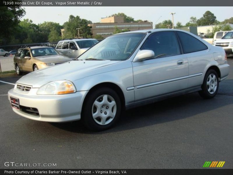 Vogue Silver Metallic / Gray 1998 Honda Civic EX Coupe