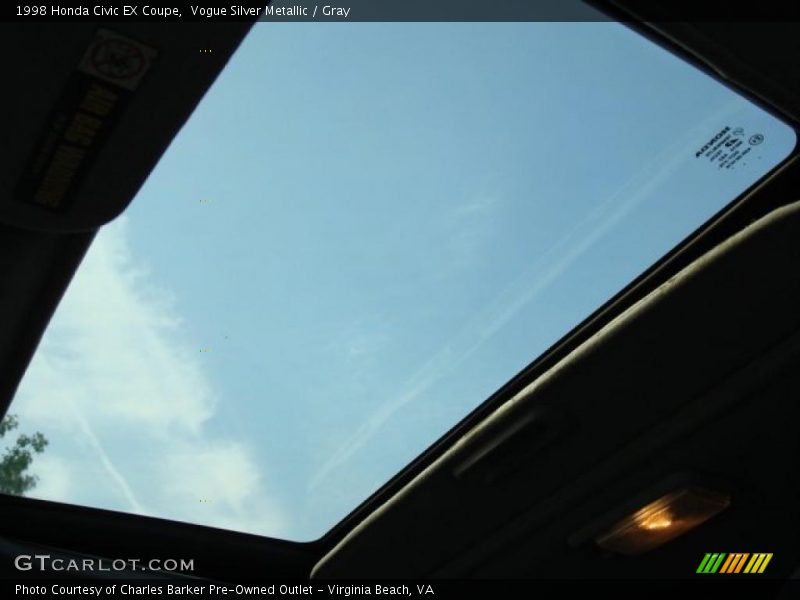 Vogue Silver Metallic / Gray 1998 Honda Civic EX Coupe