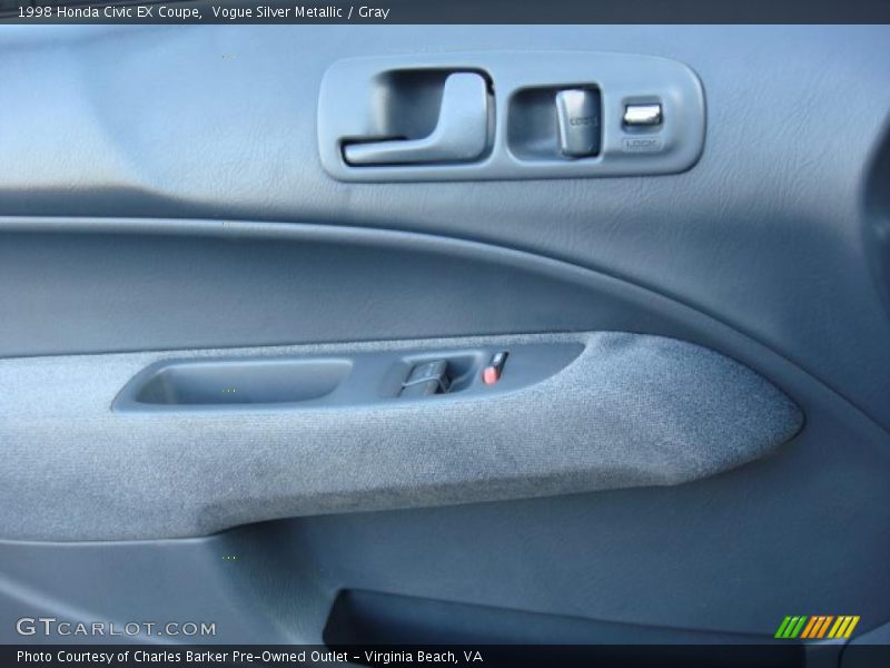 Vogue Silver Metallic / Gray 1998 Honda Civic EX Coupe
