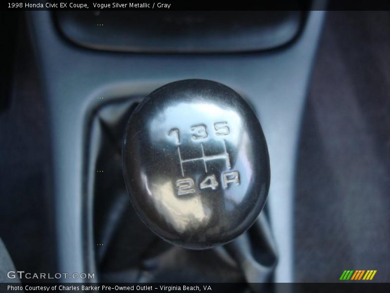 Vogue Silver Metallic / Gray 1998 Honda Civic EX Coupe