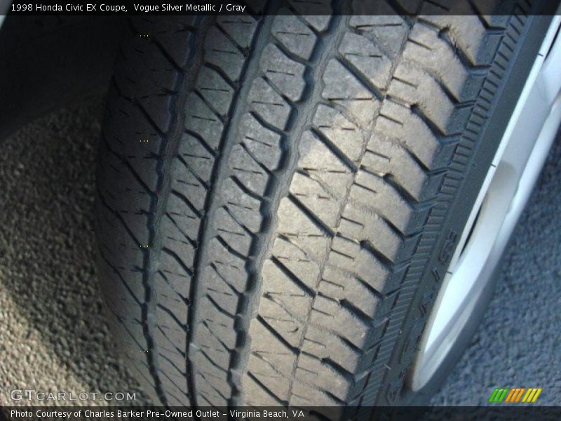 Vogue Silver Metallic / Gray 1998 Honda Civic EX Coupe