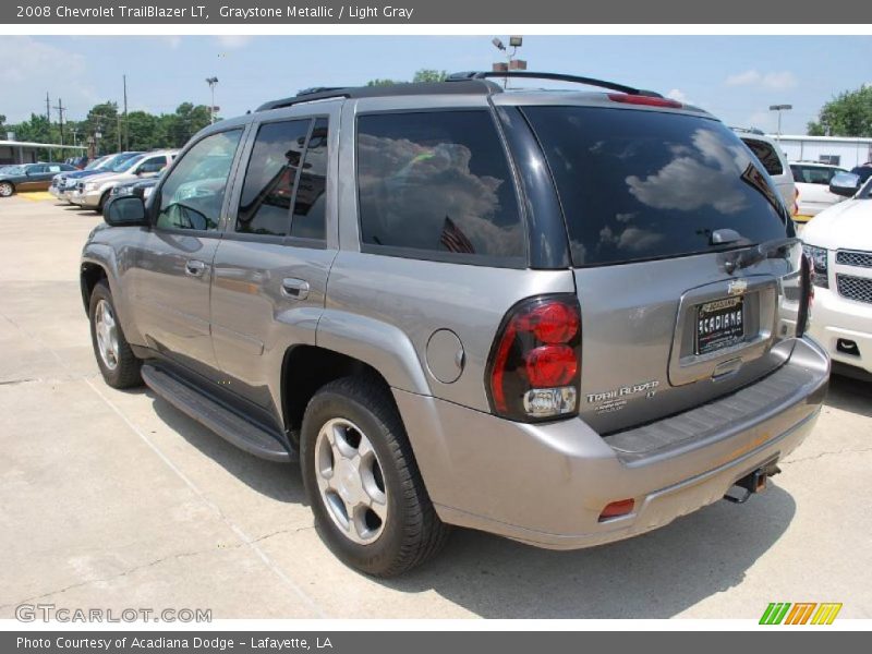 Graystone Metallic / Light Gray 2008 Chevrolet TrailBlazer LT
