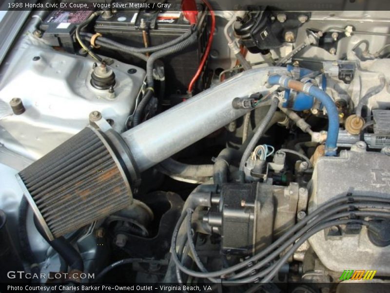 Vogue Silver Metallic / Gray 1998 Honda Civic EX Coupe