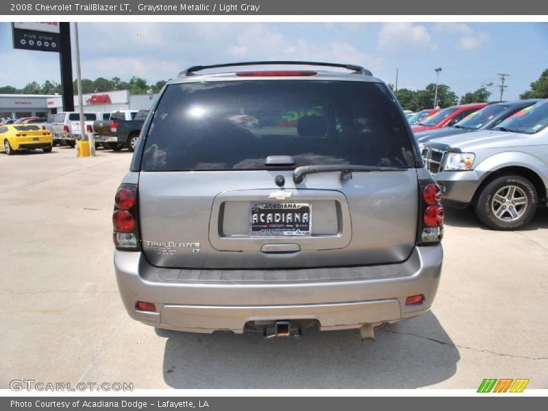 Graystone Metallic / Light Gray 2008 Chevrolet TrailBlazer LT