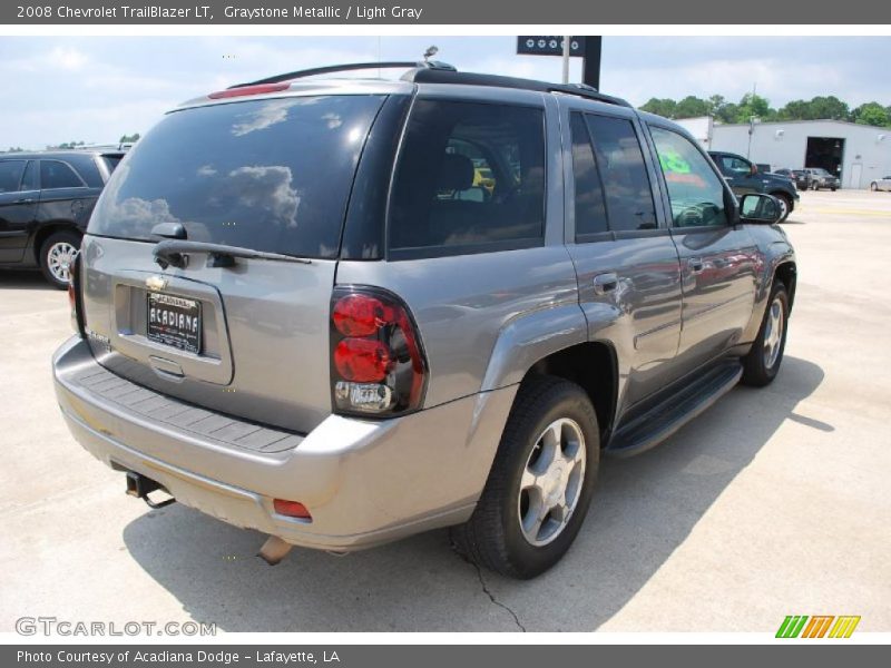 Graystone Metallic / Light Gray 2008 Chevrolet TrailBlazer LT
