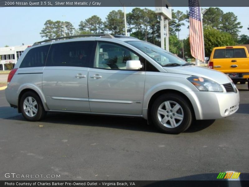 Silver Mist Metallic / Gray 2006 Nissan Quest 3.5 SL