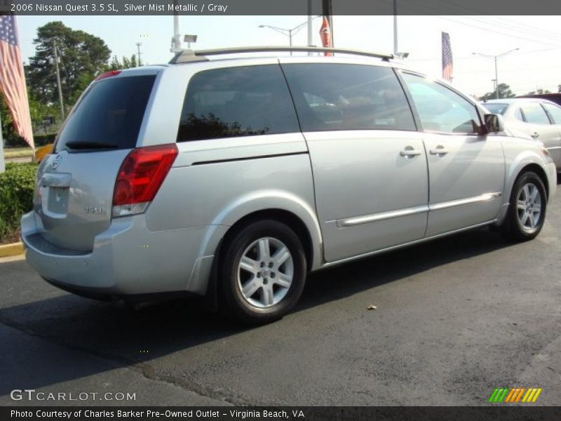 Silver Mist Metallic / Gray 2006 Nissan Quest 3.5 SL