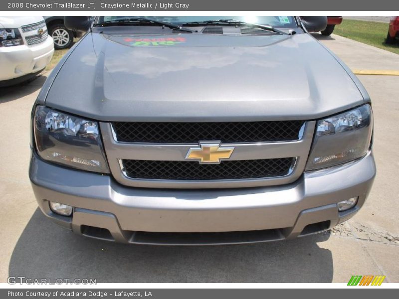 Graystone Metallic / Light Gray 2008 Chevrolet TrailBlazer LT