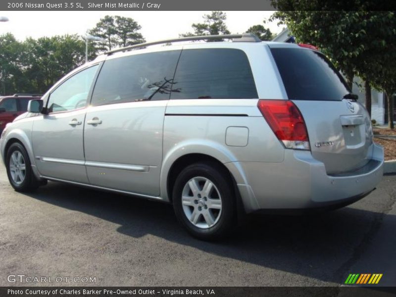 Silver Mist Metallic / Gray 2006 Nissan Quest 3.5 SL