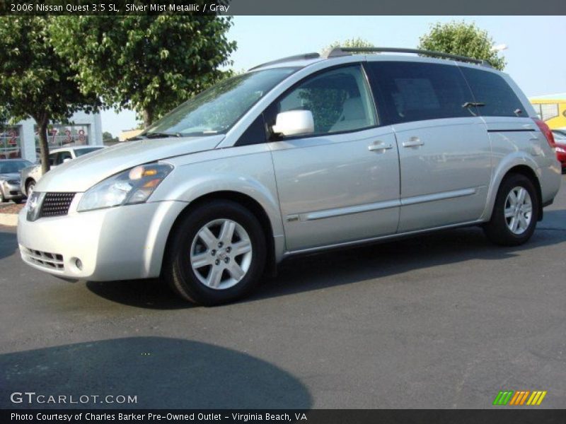 Silver Mist Metallic / Gray 2006 Nissan Quest 3.5 SL