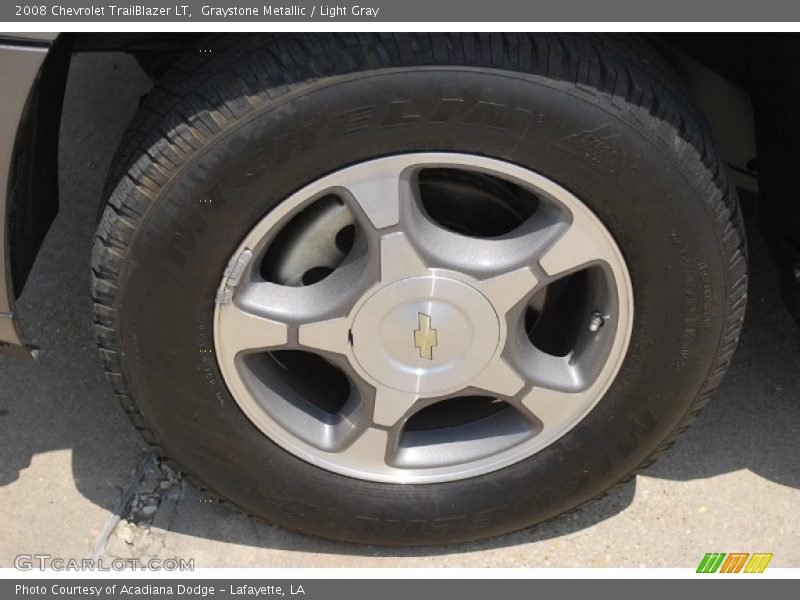 Graystone Metallic / Light Gray 2008 Chevrolet TrailBlazer LT