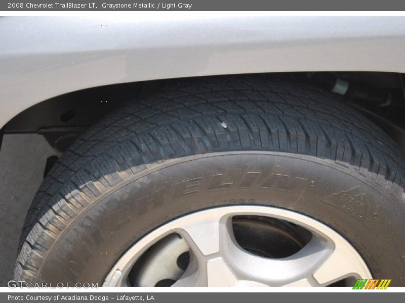 Graystone Metallic / Light Gray 2008 Chevrolet TrailBlazer LT