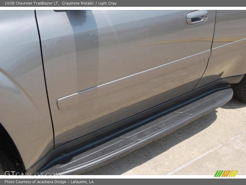 Graystone Metallic / Light Gray 2008 Chevrolet TrailBlazer LT