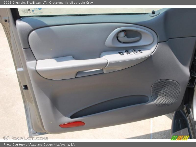 Graystone Metallic / Light Gray 2008 Chevrolet TrailBlazer LT
